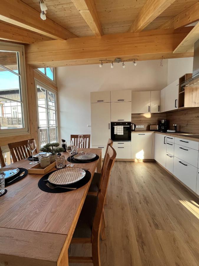 Ferienwohnung Blick Thyratal Obergeschoss Stolberg i. Harz Exteriör bild
